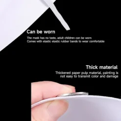 Therian Mask Kattmask, DIY Blanko Vita Papperskattmasker att Dekorera, Anpassningsbara Graffiti-redo Designer, Idealisk För Handmålning Cosplay Juni 6.15 | Fyndiq><noscript><img width=