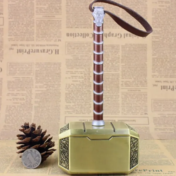 Thors Hammare Kostymtillbehör, 20cm Thors Hammare - Silver Andra Generationen> Tillbehör