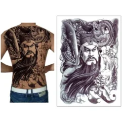 Megabilligt Tillfällig Ryggtatuering Ryggtavla> Smink