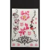 XiaoTeng Tillfällig Tatuering 21 x 15cm - Blommor> Smink