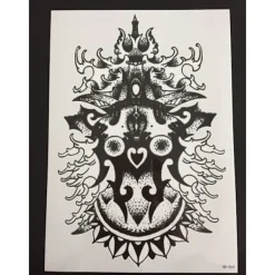 XiaoTeng Tillfällig Tatuering 21 x 15cm - Tribal> Smink