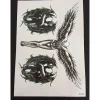 XiaoTeng Tillfällig Tatuering 21 x 15cm - ängel - lucifer> Smink