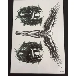XiaoTeng Tillfällig Tatuering 21 x 15cm - ängel - lucifer> Smink