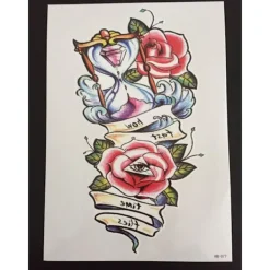 XiaoTeng Tillfällig Tatuering 21 x 15cm - All seeing lotus> Smink