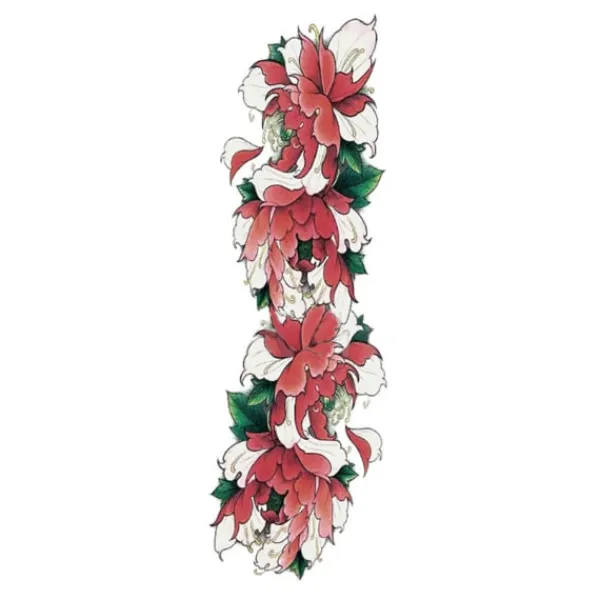 Superp Tillfällig tatuering falsk tatuering ärm Falsk tatuering Falsk ärm flerfärgad> Smink