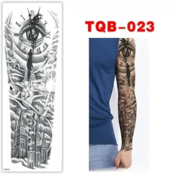 INF Tillfällig tatueringsdekal för hela armen 5> Smink