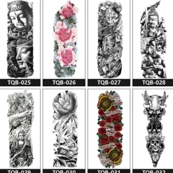 INF Tillfällig tatueringsdekal för hela armen 6><noscript><img width=