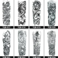 INF Tillfällig tatueringsdekal för hela armen 6><noscript><img width=