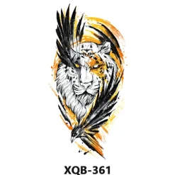 INF Tillfällig tatueringshylsa, helarm djur- och blomtatueringsdekal> Smink