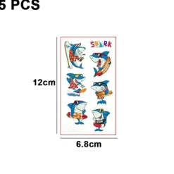 Tillfälliga Halloween-tatueringar för barn, självlysande klistermärken> Smink