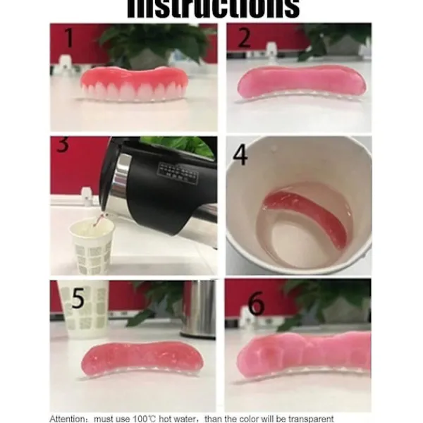 Tillfälliga Konstgjorda Tänder Proteser> Tillbehör