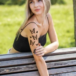 Tillfälliga Vattentäta Tatueringar, 14-pack Fjäril><noscript><img width=