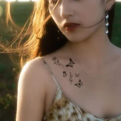 Tillfälliga Vattentäta Tatueringar, 14-pack Fjäril><noscript><img width=