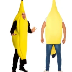 Tilltalande Banankostym Vuxen Deluxe Set för Halloween L_tfrf> Dräkter