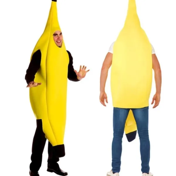 Tilltalande Banankostym Vuxen Deluxe Set för Halloween L_tfrf> Dräkter