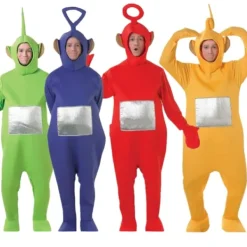 Tinky Winky Teletubbies Vuxen Maskeraddräkt Grön green> Dräkter