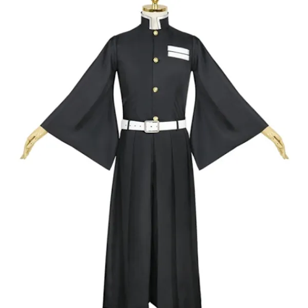 Tokito Muichiro Cosplay Demon Slayer Kimetsu no Yaiba Kostym Kisatsutai Uniform Set Halloweenfest Anime Kläder M> Dräkter