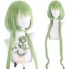 Tokyo Cat Bichuan Cosplay Peruk Salladsgrön Kort Päronblomma Ca> Peruker