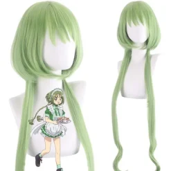 Tokyo Cat Bichuan Cosplay Peruk Salladsgrön Kort Päronblomma Ca> Peruker
