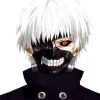 FMYSJ Tokyo Ghoul Ghoul Kaneki Ken Cosplay Peruk Herr Silver Vit Peruk Unisex Huvudbonad (FMY)> Peruker