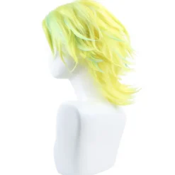 Tokyo Revengers Rindo Haitani Gyllene Blandad Blå Kort Peruk Cosplay><noscript><img width=