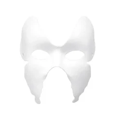Tomt färgad målning maskerad cosplay massa mask kindergarten diy tillbehör Jikaix Butterfly> Masker