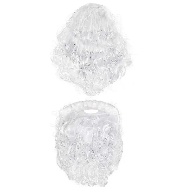 Tomte skägg och peruk set - Juldräkt accessoarer, karaktärsförklädnad, maskerad och present> Tillbehör