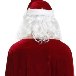 Tomte skägg peruk set Tomte cos vit skägg peruk Jul morfar><noscript><img width=