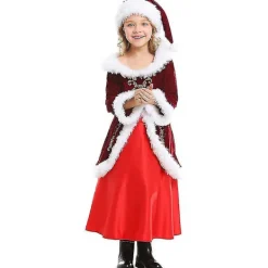 Tomtedräkt Dam Herr Barn Plus Size Tomtehjälpare Sammet Juldräkt Party 6XL> Dräkter