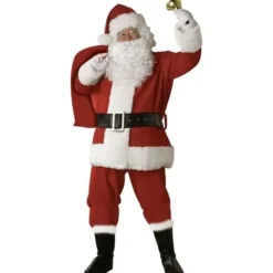 Tomtedräkt komplett femdelad set / Tomte - Jultomte - Jul M> Dräkter