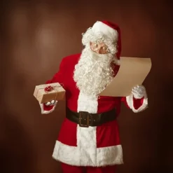 Tomtedräkt komplett femdelad set / Tomte - Jultomte - Jul M><noscript><img width=