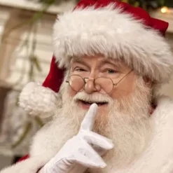 Tomteglasögon Tomtedräkt Retro Runda Nickelfärgade Glasögon Tomte med Runda Linser><noscript><img width=