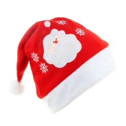 Tomtehatt, 3 st julhatt plysch tomtehattar vuxen traditionell, ZQKLA{ROG}> Huvudbonader