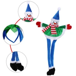 Tomteluva Jul Rekvisita Nyår Rolig Julhatt Vuxna Barn Juldekorationer Till Hemma Jultomten><noscript><img width=