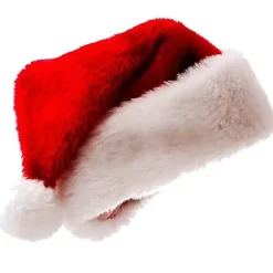 Tomteluva Julhatt Julaftonskostym Utklädnad Plysch Tjock Tomteluva Vuxen> Huvudbonader