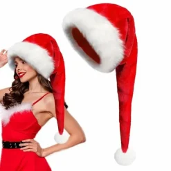 Selected deals Tomteluva Lång Jul Sammet Tomteluva Varm Vinterdräkt Julfesttillbehör för Cosplayfester Scenframträdanden><noscript><img width=