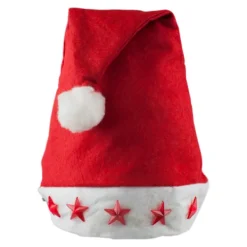 Northix Tomteluva med Blinkande stjärnor one size> Huvudbonader