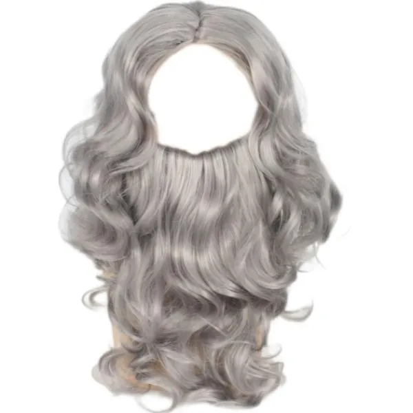 Tomteskägg och Perukset för Vuxna, Tomte Skägg och Peruk Tomtedräkt Tillbehör Set för Jul Barn Födelsedag> Peruker