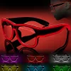 Trådlösa lysande glasögon, LED EL Neon lysande maskglasögon, festglasögon för festdekorationer, födelsedag, julfest, galen fest, rave, EDM,> Tillbehör