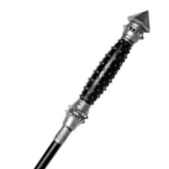 Trollstav 38 cm Lång Trästruktur Tålig PVC-harts Lättviktig Cosplay Party Rollspel Spel Typ 4><noscript><img width=