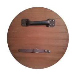 CherrysC Trävikingasköld handgjord Helm Of Awe metallskiva SWE14 one size><noscript><img width=