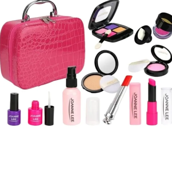 Tvättbart Sminkset för Barn med Kosmetikaväska> Smink