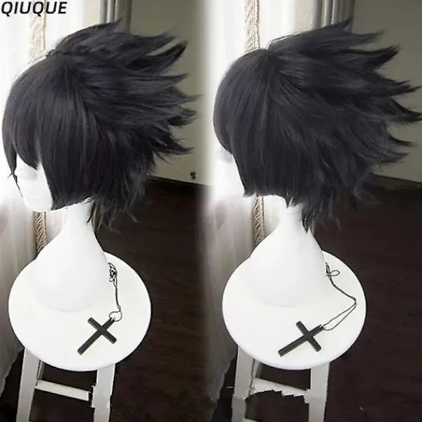 KOOLMEI Uchiha Sasuke Cosplay Kostym Peruk Anime Kostym Halloween Comic Kläder Outfit M> Dräkter