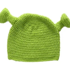 Unisex handgjord vintermössa i ull, cosplay-kupolad mössa för kvinnor> Huvudbonader