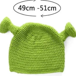 Unisex handgjord vintermössa i ull, cosplay-kupolad mössa för kvinnor><noscript><img width=