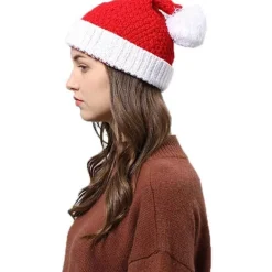 Unisex Julmössa Stickad Varm Vintermössa><noscript><img width=