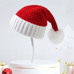 Unisex Julmössa Vinter Varma Stickad Tomteluva><noscript><img width=