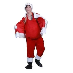 Unisex Magtröja för Jultomten, Falsk Mage, Jultomte-Rekvisita för Cosplay-Kostymtillbehör><noscript><img width=