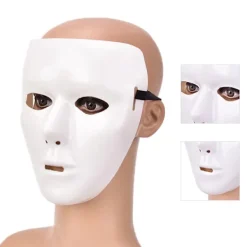 HEET Unisex Mask i Plast Maskeradfest Spöke Teaterrekvisita Dans><noscript><img width=