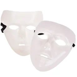 HEET Unisex Mask i Plast Maskeradfest Spöke Teaterrekvisita Dans><noscript><img width=